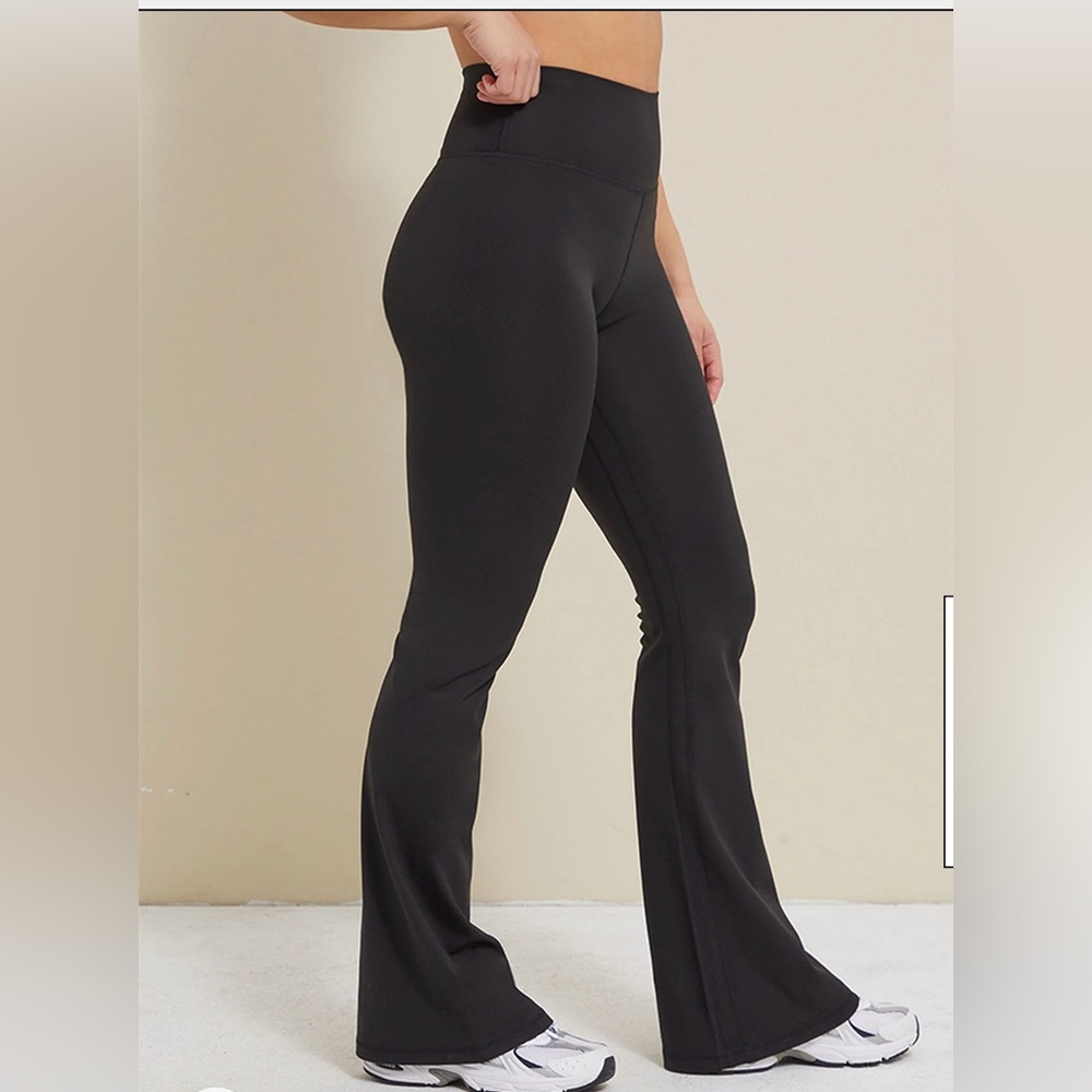 Pac 1980 High-Waisted Black Flare Pants. Like new